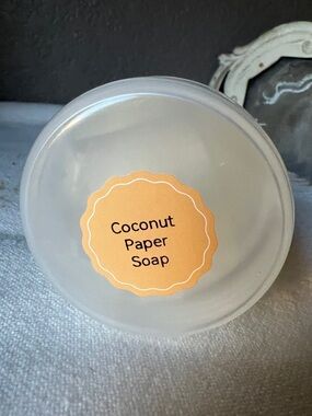 Coconut Paper Soap - Travel Soap Tin